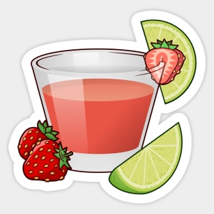 Strawberry Daiquiri Sticker